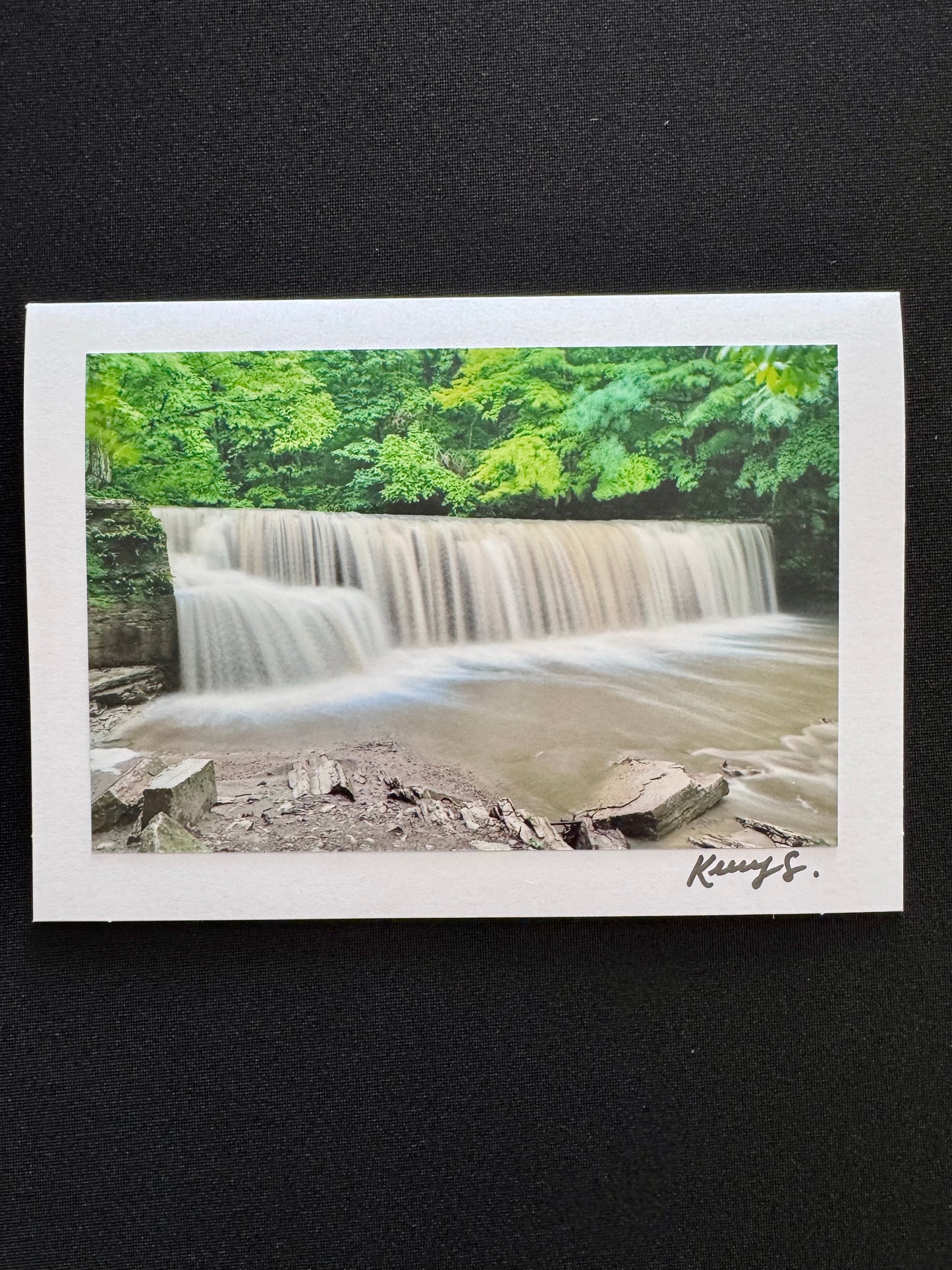 Forest Cascade - Greeting Card