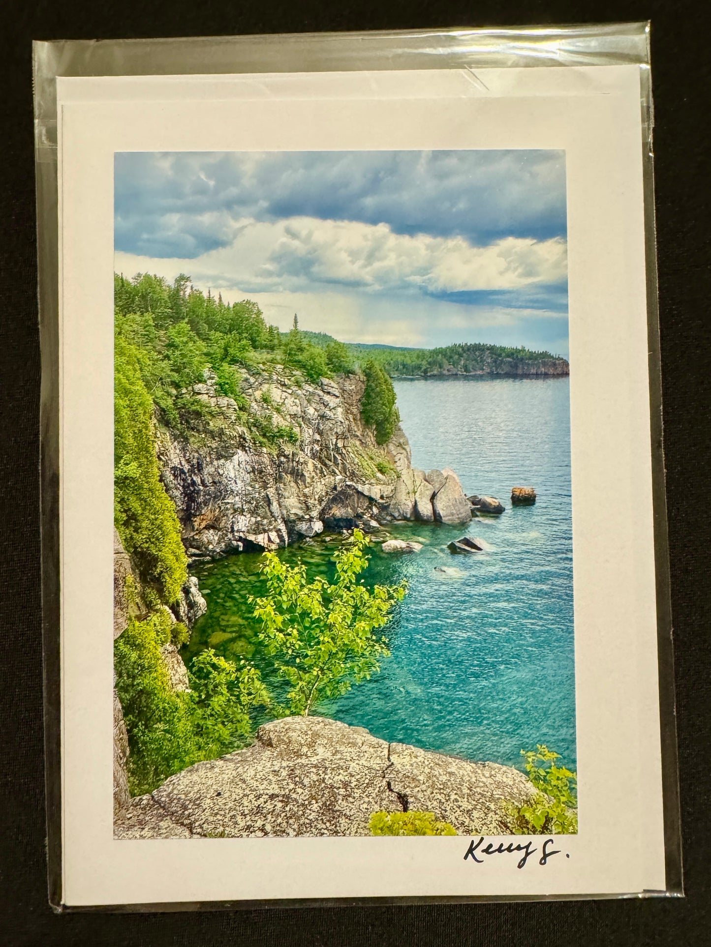 Cliff Side - Greeting Card