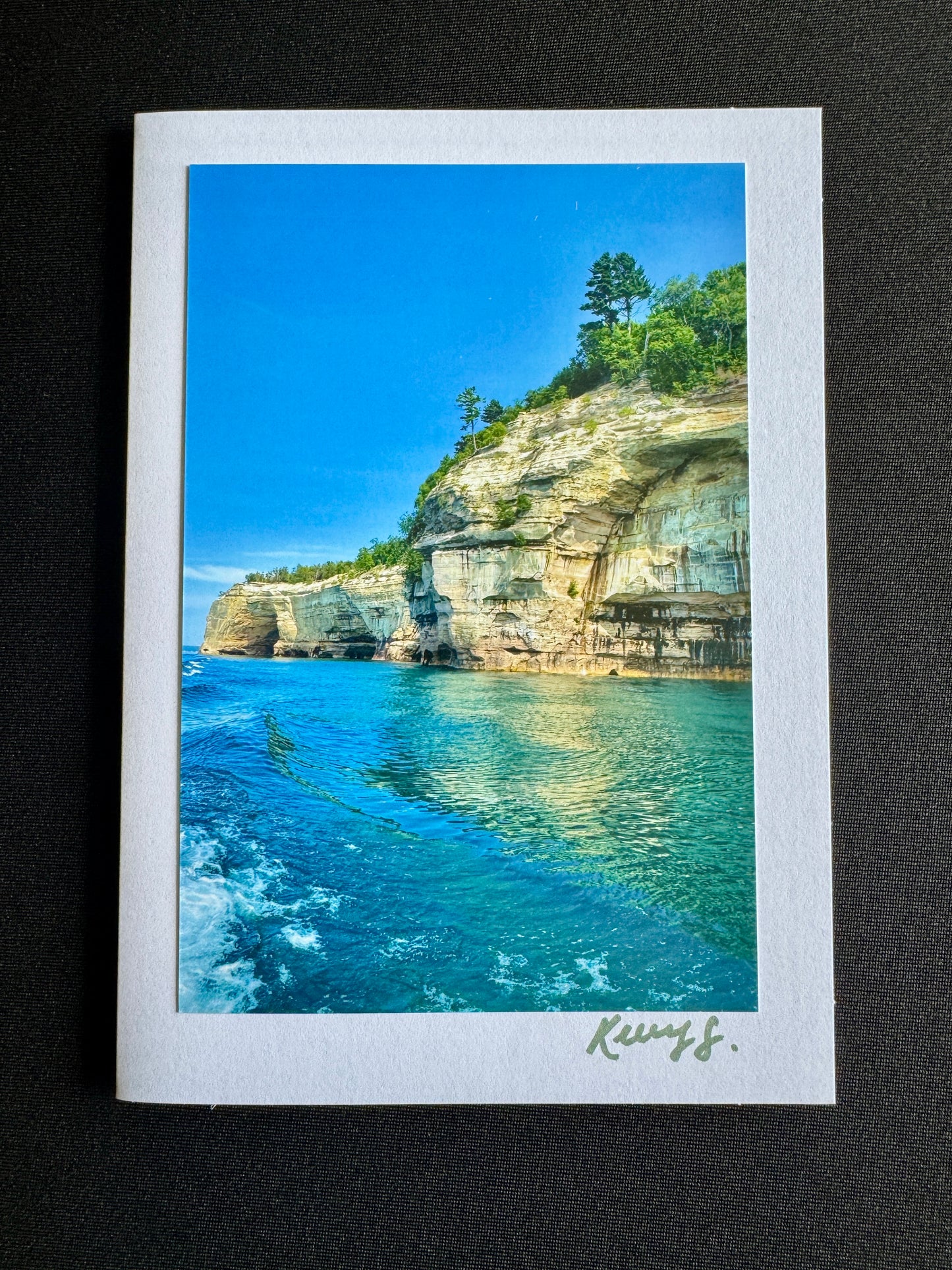 Pictured Rocks - Greeting Card