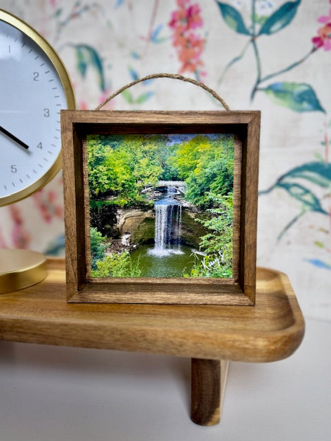 Minneopa Falls - Shadowbox Frame
