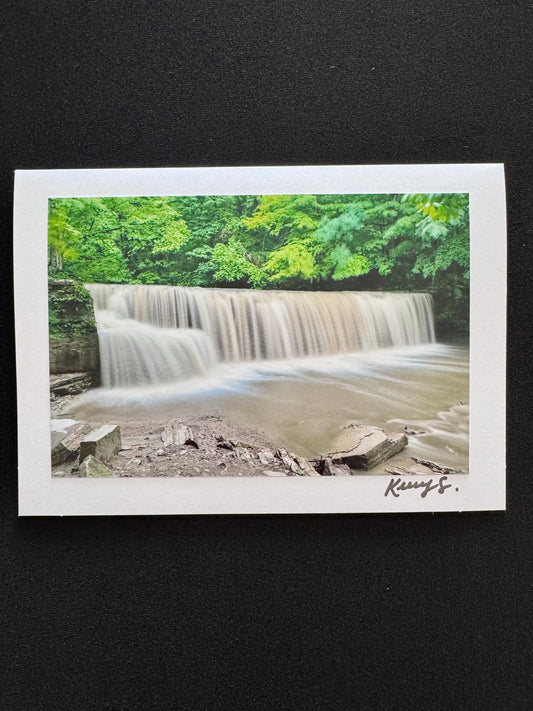 Forest Cascade - Greeting Card