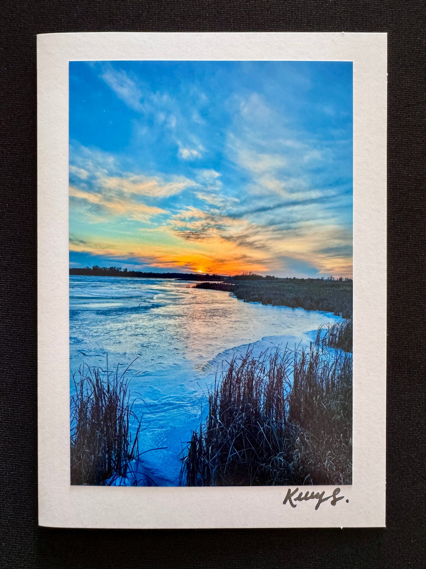 Stillness Over Ice - Greeting Card