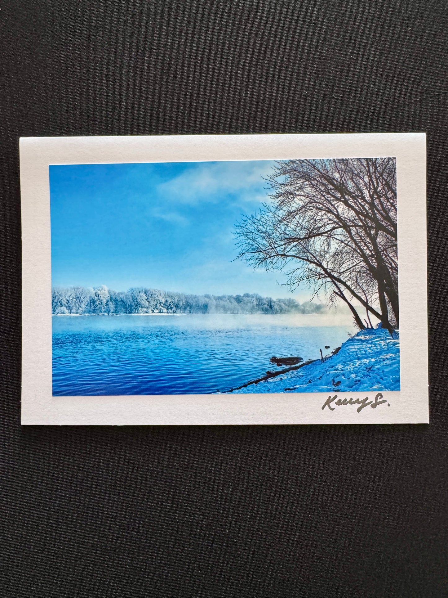 Winter's Pulse - Greeting Card