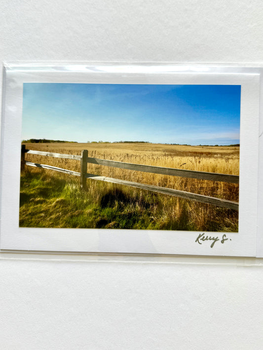 No Fences - Greeting Card