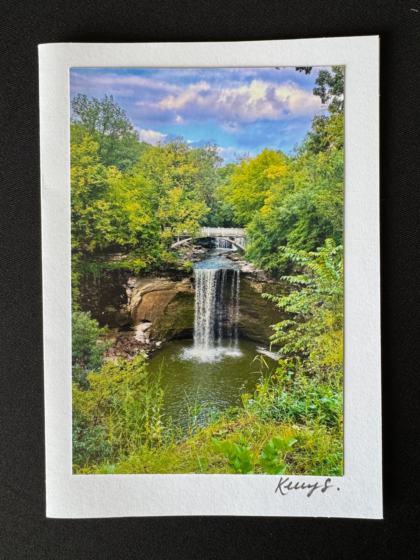 Minneopa Falls - Greeting Card