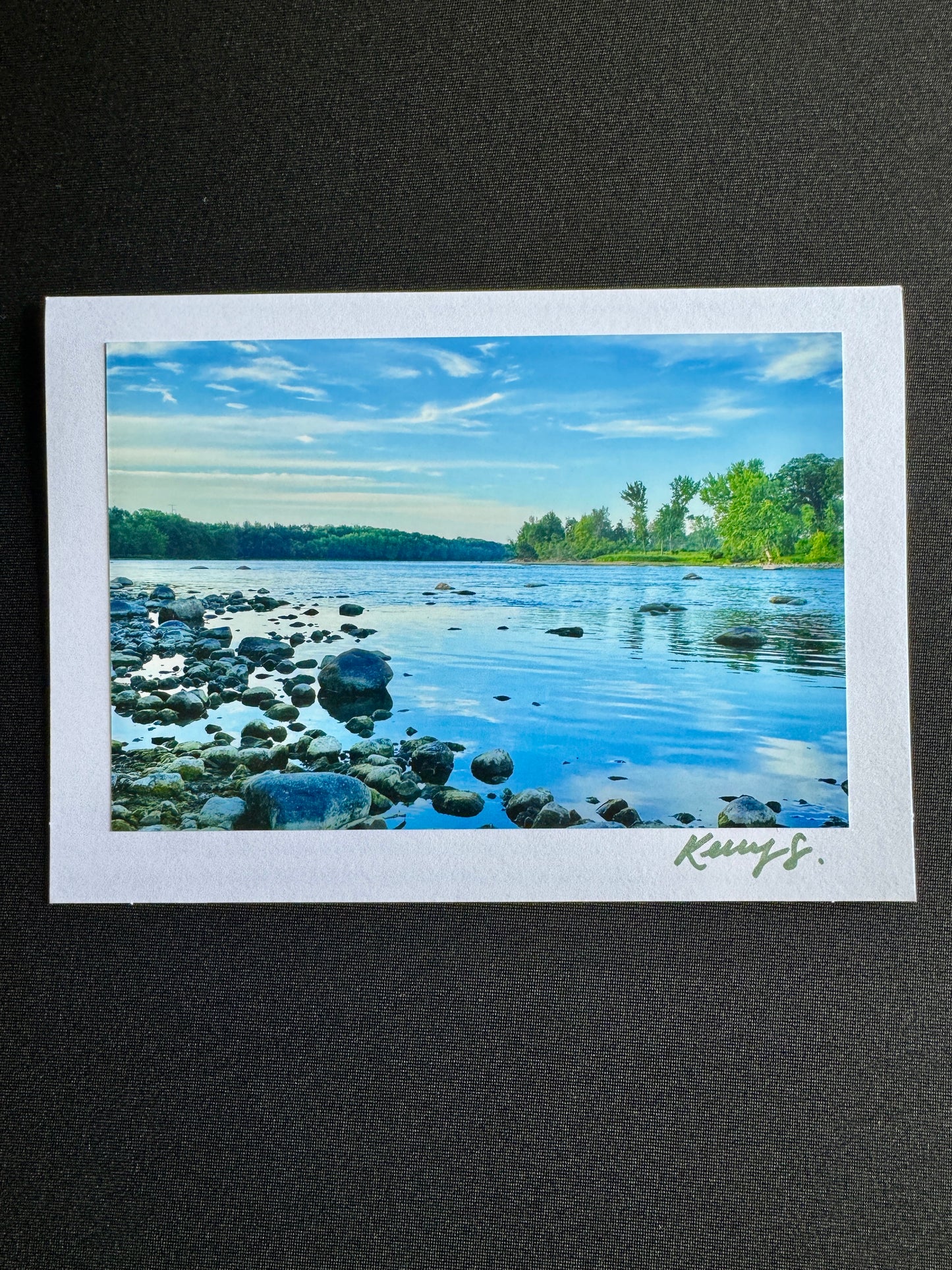 Rocky River Bank - Greeting Card