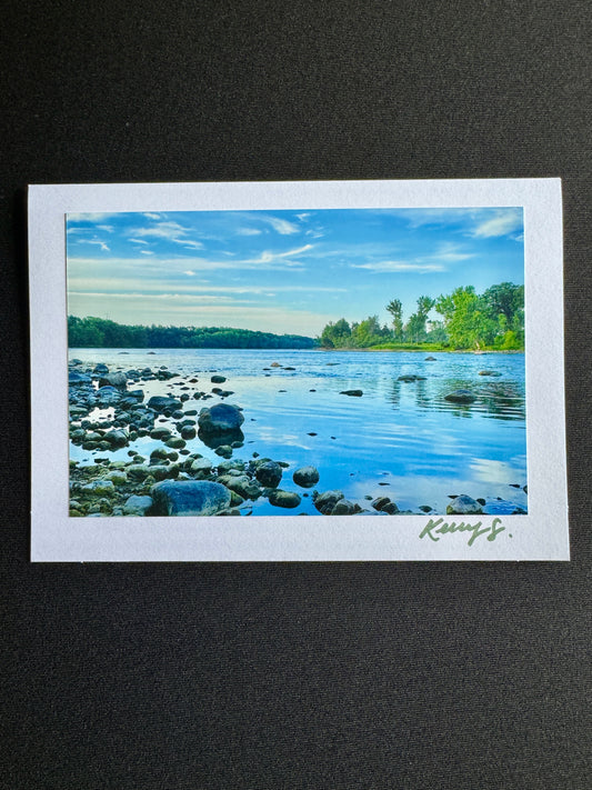 Rocky River Bank - Greeting Card
