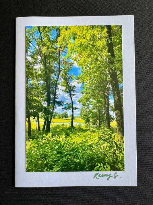 Green Whisper - Greeting Card