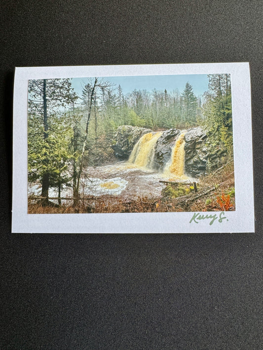 Little Manitou Falls - Greeting Card