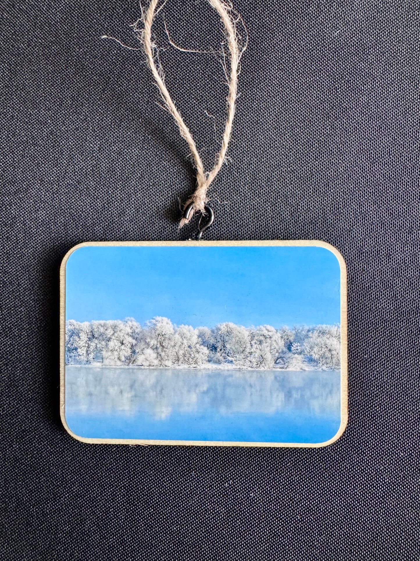 Hoare Frost - Wooden Ornament