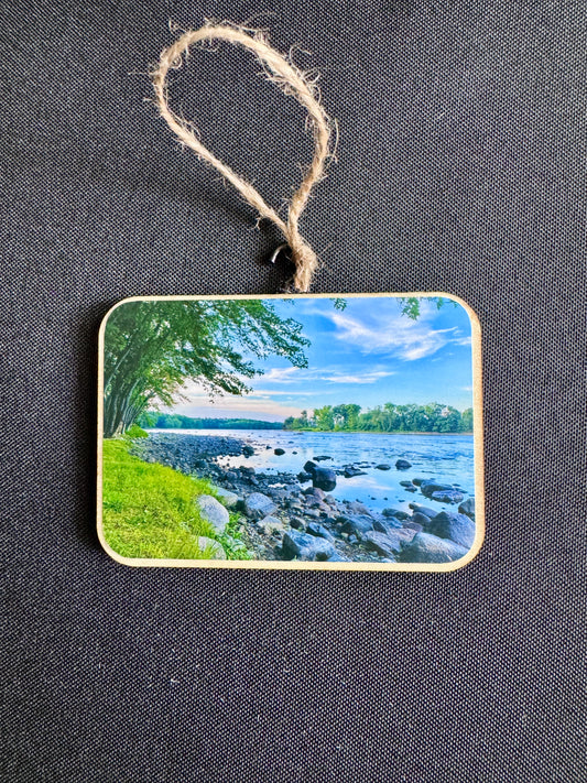Snuffy's on the 4th of July - Wooden Ornament