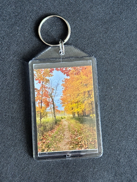 Autumn Delight - Photo Keychain