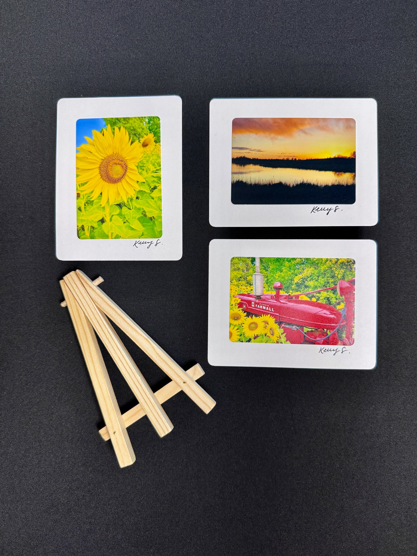 Easel Art Mini Landscape Set - Sunflower Scenes