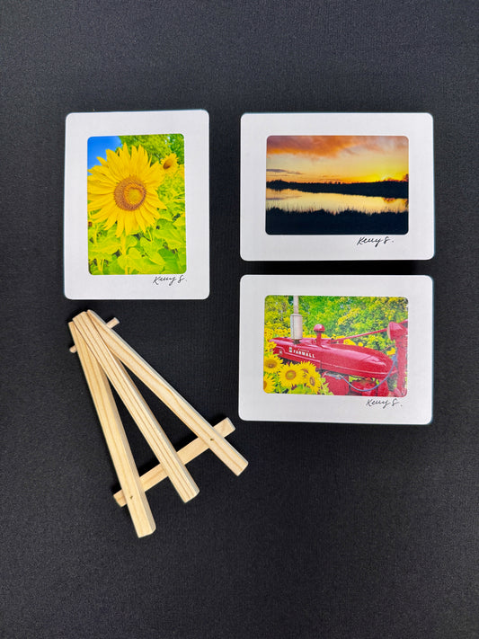 Easel Art Mini Landscape Set - Sunflower Scenes
