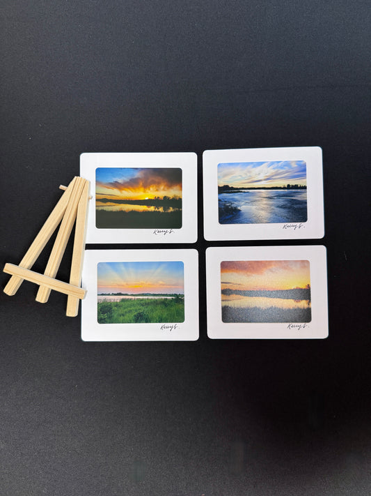 Easel Art Mini Landscape Set - Sunset Landscapes